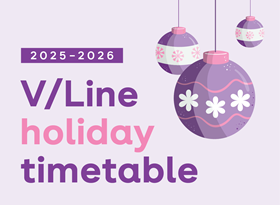 V/Line Holiday Timetables 
